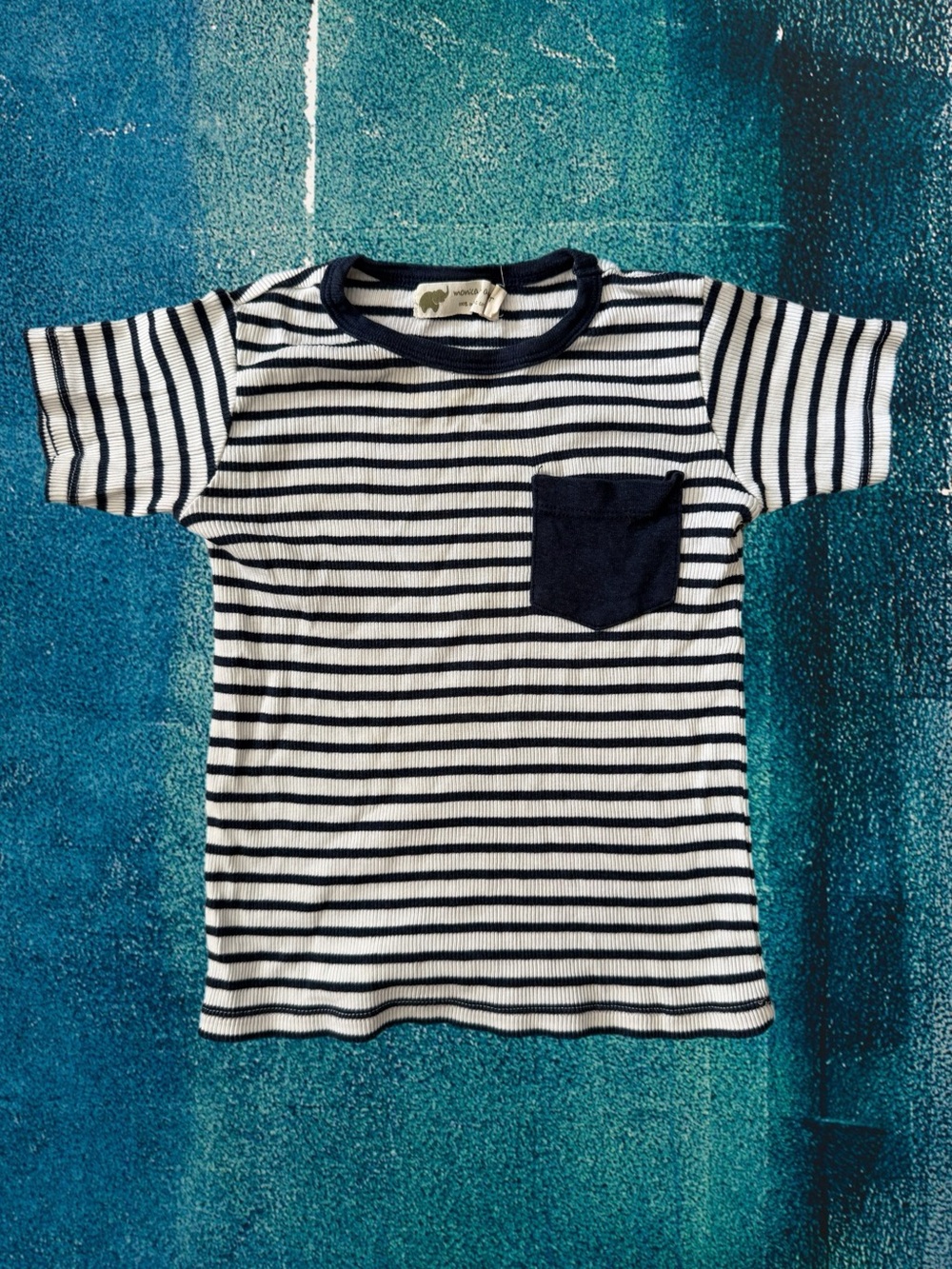 NWOT Monica & Andy Striped Toddler Kids Tee 3T Organic Cotton